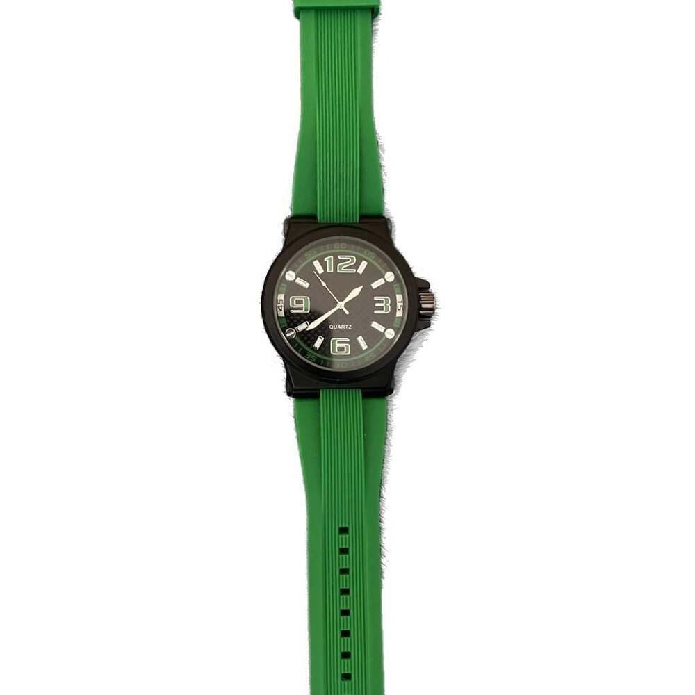Large Accutime Green Men's Watch